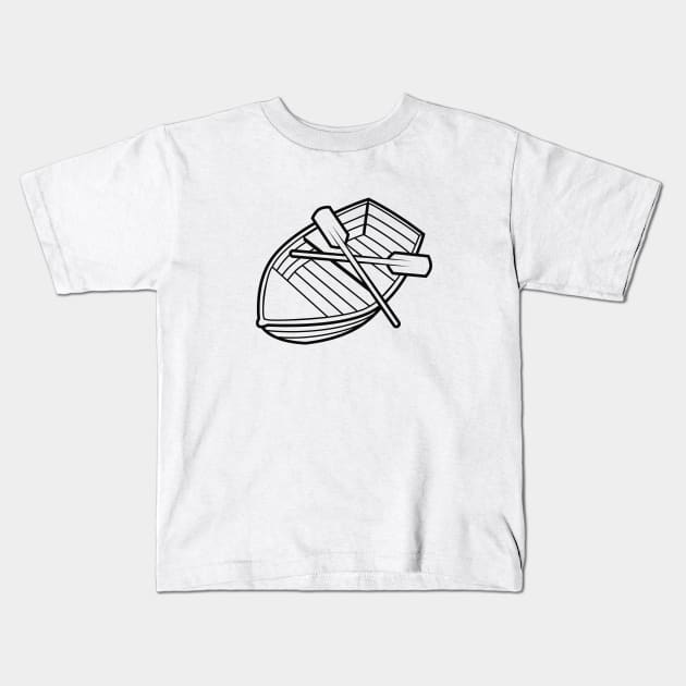 Boat Kids T-Shirt by linesdesigns